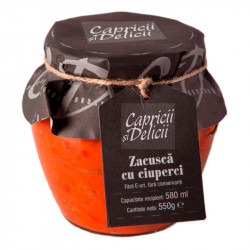 Zacusca cu Ciuperci fara E-uri si Conservanti CAPRICII SI DELICII bo. 550g