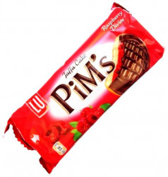 Biscuiti cu Jeleu de Zmeura Jaffa LU PIM`S 147g