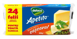 Branza Topita Feliata cu Cascaval DELACO Apetito 400g