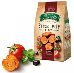 Bruschette Bites MARETTI Rosii, Masline si Oregano 70g