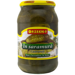 Castraveti Murati in Saramura ORZECH 800g/500g net