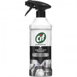 CIF Perfect Finish Solutie pentru Inox cu Pulverizator 435ml - Img 1