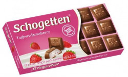 Ciocolata cu Iaurt si Capsuni SCHOGETTEN 100g