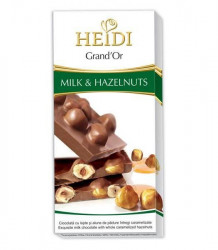 Ciocolata HEIDI Grand'Or Milk & Hazelnut 100g
