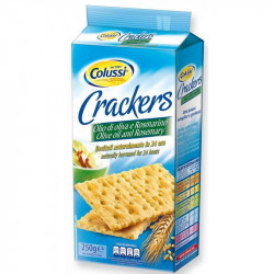 COLUSSI Crackers cu Ulei de Masline si Rozmarin 250g