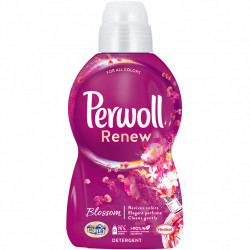 Detergent Lichid Automat pentru Toate Hainele PERWOLL Renew & Blossom (Mov) 990ml - 18 Spalari
