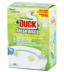 Dezinfectant Odorizant Solid Pentru Vasul de Toaleta ANITRA DUCK Fresh Discs Lime - Img 3