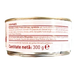 Fasole Boabe cu Costita csv. TPS 300g