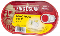 File de Macrou in Ulei KING OSCAR 160g / 102g net - Img 2