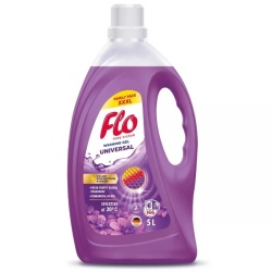 FLO Detergent Gel de Rufe Universal cu Protectie pt. Rufe Colorate 5L