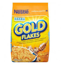 Fulgi de Porumb cu Miere si Arahide NESTLE Gold Flakes 250g