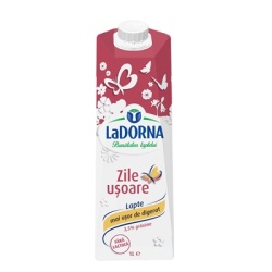 Lapte Proaspat Fara Lactoza Zile Usoare La DORNA 3.5% 1L