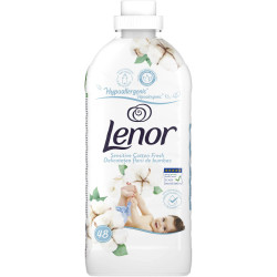 LENOR Balsam de Rufe Sensitive - Flori de Bumbac 1.2L (48 Spalari)