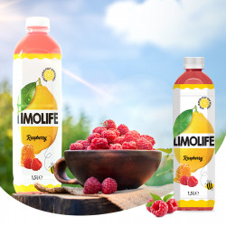 LIMOLIFE Limonada cu Miere si Zmeura, Neacidulata 12x500ml - Img 3