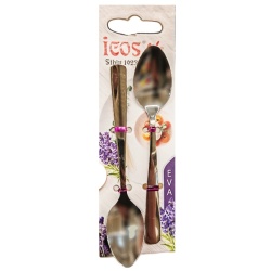 Lingurite Inox 15cm ICOS Eva set 2buc