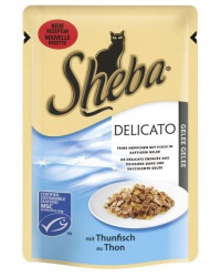 Mancare Umeda pentru Pisici SHEBA Ton Plic 85g
