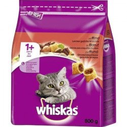 Mancare Uscata pentru Pisici cu Vita WHISKAS 1+ 800g