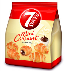 Mini Croissant 7 DAYS cu Crema de Ciocolata 185g