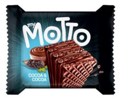 MY MOTTO Napolitane cu Crema de Cacao 20x34g