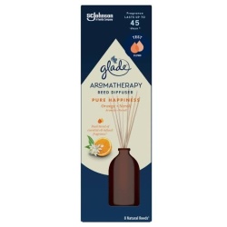 Odorizant de Camera Bete de Ratan GLADE Aromatherapy Reed Diffuser - Pure Happiness - Portocala si Neroli 80ml