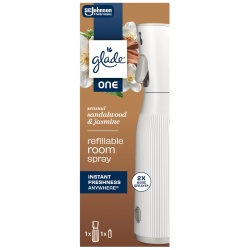 Odorizant de Cameră Spray Manual și Automat cu Rezerva GLADE ONE – Sensual – Iasomie și Lemn Dulce