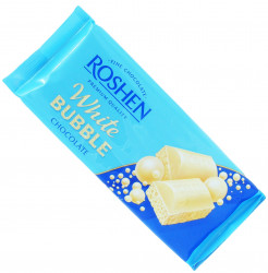 Ciocolata Aerata Alba ROSHEN White Bubble 85g