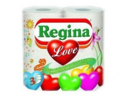 Prosoape de Hartie 3str. REGINA Love 2buc