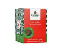 REMEDIA Green Sugar Indulcitor Sticks din Stevia si Eritritol 100x4g
