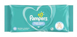 Servetele Umede Igienice pentru Copii PAMPERS Fresh Clean 52buc