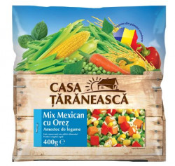 Amestec de Legume Congelate Mix Mexican cu Orez CASA TARANEASCA 400g - 07109000