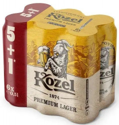 Bere Blonda KOZEL Premium dz 6x500ml - 22030009