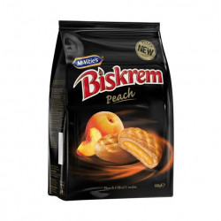 Biscuiti cu Crema de Piersici MC VITIE'S BISKREM 160g