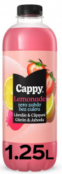 CAPPY Limonada fara Zahar cu Lamaie si Capsuni 6x1.25L