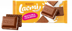 Ciocolata cu Crema de Lapte si Napolitana ROSHEN Lacmi 90g
