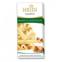 Ciocolata HEIDI Grand'Or White & Hazelnut 100g