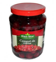 Compot de Visine Slab Indulcit ALEX STAR 700g