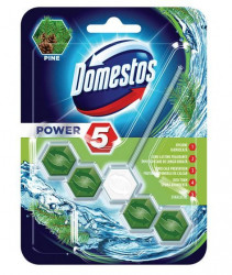 DOMESTOS Power 5 Pin Dezinfectant Odorizant Solid Pentru Vasul de Toaleta 55g