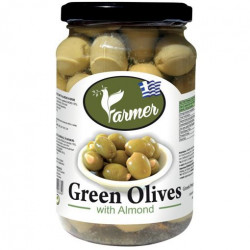 FARMER Masline Verzi cu Migdale 680g