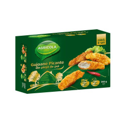 Gujoane Picante din Piept de Pui Congelat AGRICOLA 300g