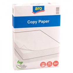 Hartie pentru Copiator / Imprimanta A4 80g/m2 ARO 5x500buc - Img 2