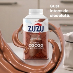 Lapte cu Cacao si Gust de Ciocolata ZUZU 450ml