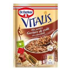 Mix pentru Gustare de Ovaz cu Ciocolata si Banane VITALIS 50g