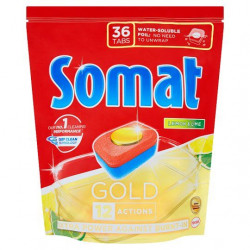 Pastile pentru Masina de Spalat Vase SOMAT Gold 36buc