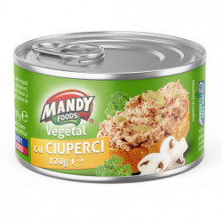 Pate Vegetal cu Ciuperci MANDY 120g