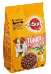 PEDIGREE Junior Mini Mancare Uscata pt. Caini Pui & Orez 500g