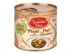 Piept de Pui cu Mazare SCANDIA 400g