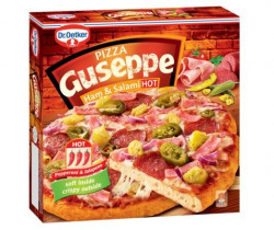 Pizza Congelata GUSEPPE DR.OETKER Sunca si Salam Picant 410g