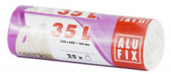 Saci Menajeri Albi cu Manere ALUFIX 35L 25buc