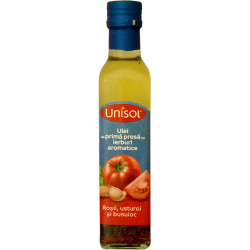 UNISOL Ulei Vegetal Delicious Herbs cu Rosii, Usturoi si Busuioc 250ml