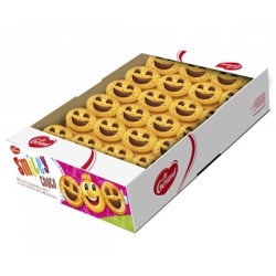 Biscuiti cu Crema de Ciocolata Smiley DR. GERARD 940g